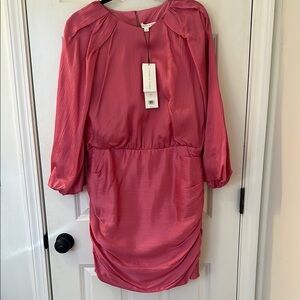 Pink Long Sleeve Dress
